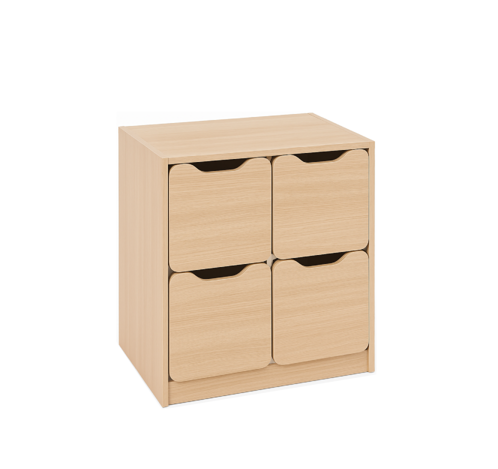 Тумба "Навчання" з 4-ма шухлядами, ЛЕЛЕКА, 600x410x665 мм.